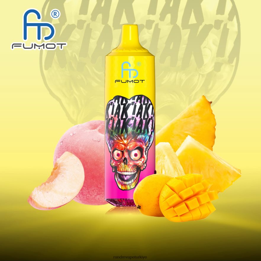 8VZRZR193 Fumot RandM Tornado Pil ve ejuice ekranlı 9000 pro vape cihazı sürüm 1 şeftali ananas mango - RandM Tornado Ankara