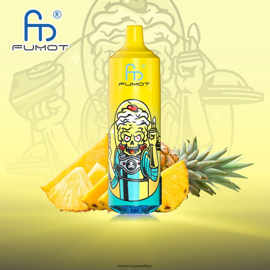 8VZRZR194 Fumot RandM Tornado Pil ve ejuice ekranlı 9000 pro vape cihazı sürüm 1 ananas - RandM Tornado Fiyat