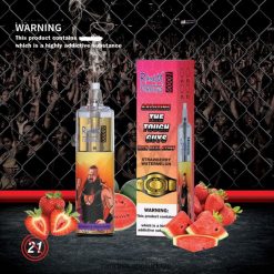 8VZRZR108 RandM Tornado 10000 hava akımı kontrolü vape cihazı 1 adet çilek karpuz - RandM Disposable Vape